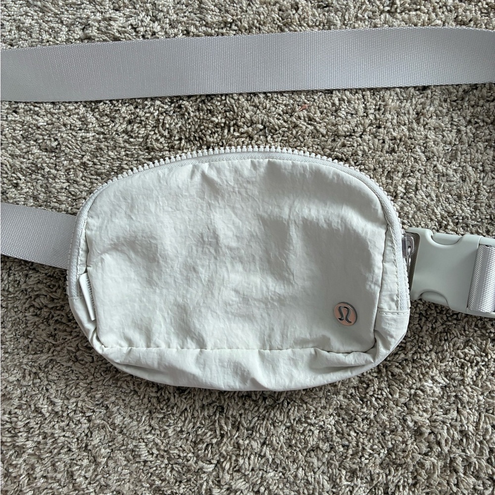 Lululemon Cream Belt Bag